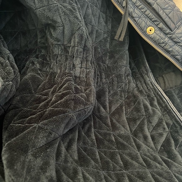 Marc by Marc Jacobs Navy Quilted Trench Coat - Picture 5 of 6